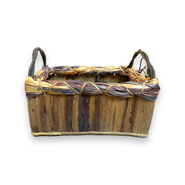 Natural Corn Husk Basket