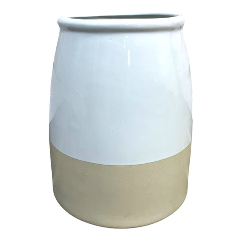 Large Ceramic White/Cream Vase