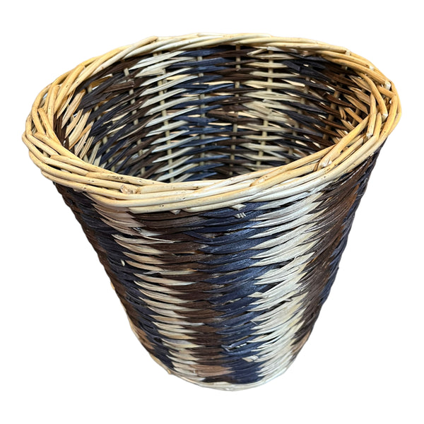 Woven Wicker Waste Basket
