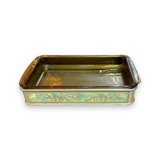 Brown Pyrex Dish With A Removable Pan