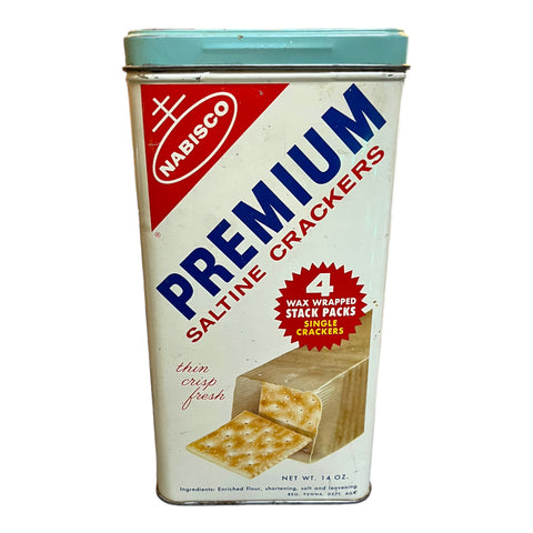 Saltine Crackers Tin Canister