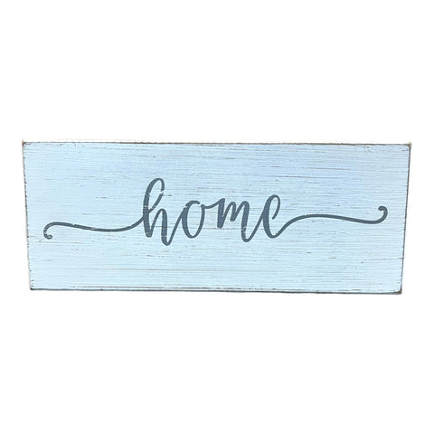 “Home” Wood Sign