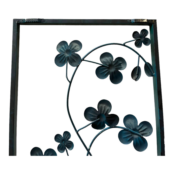 Flower And Vase Metal Wall Decor