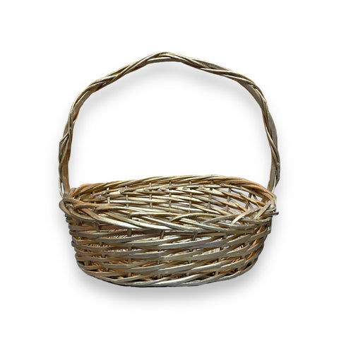 Woven Gold Basket