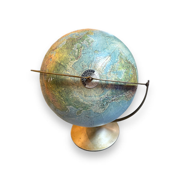Dual Axis Vintage World Globe