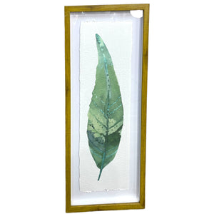 Framed Leaf Wall Decor