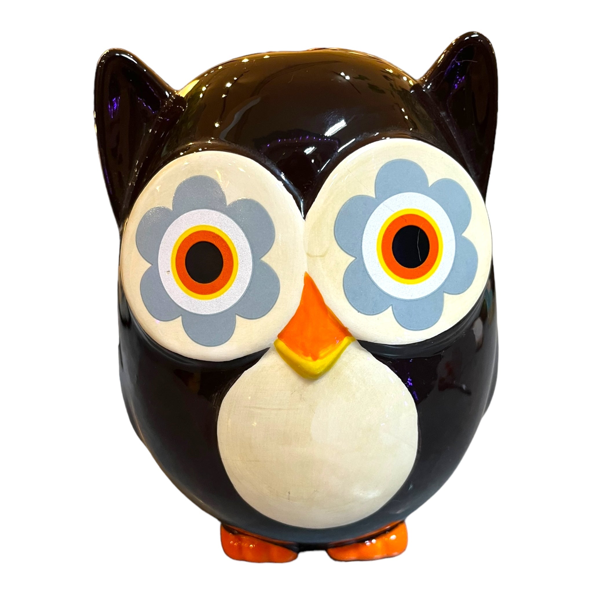 Ceramic Owl Piggy Bank