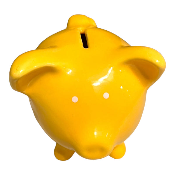 John Deere Yellow Piggy Bank