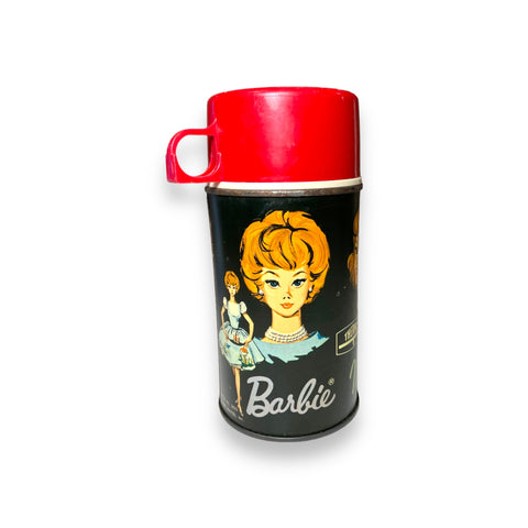 Barbie Thermos With A Red Top