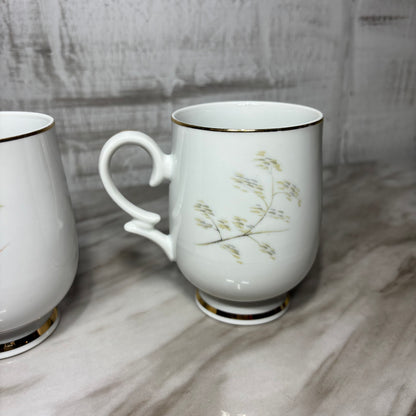Vintage Royalton Bird Porcelain Mugs Set