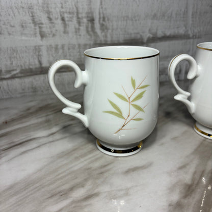 Vintage Royalton Bird Porcelain Mugs Set