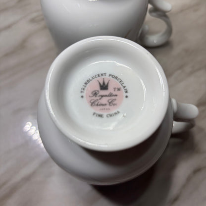Vintage Royalton Bird Porcelain Mugs Set