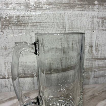Large Heavy Duty Glass Beer Mug