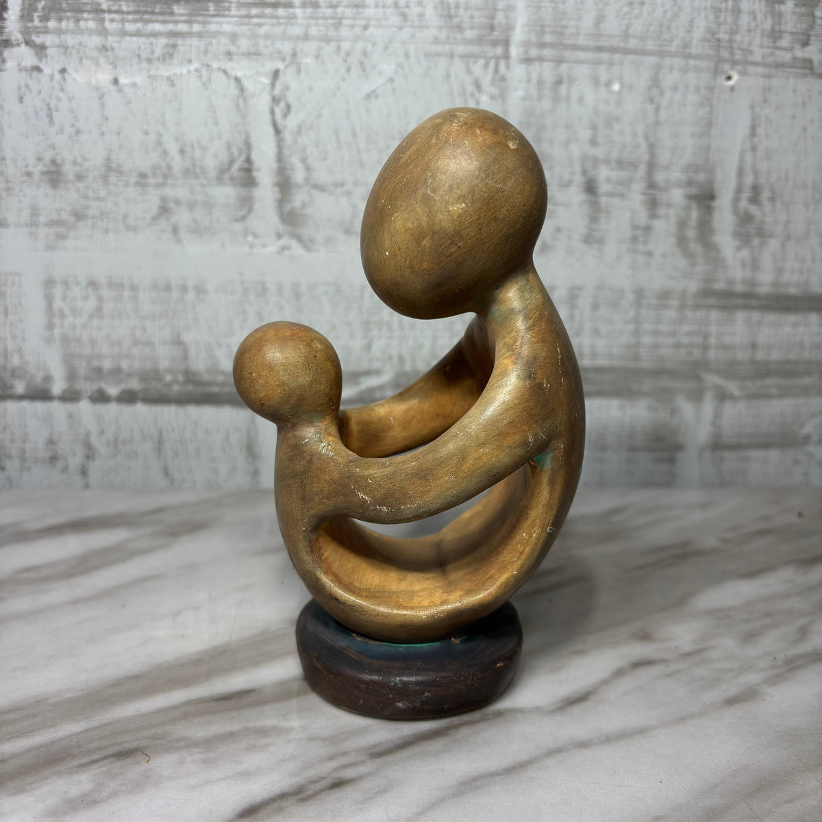 Mother And Son Ceramic Figurine