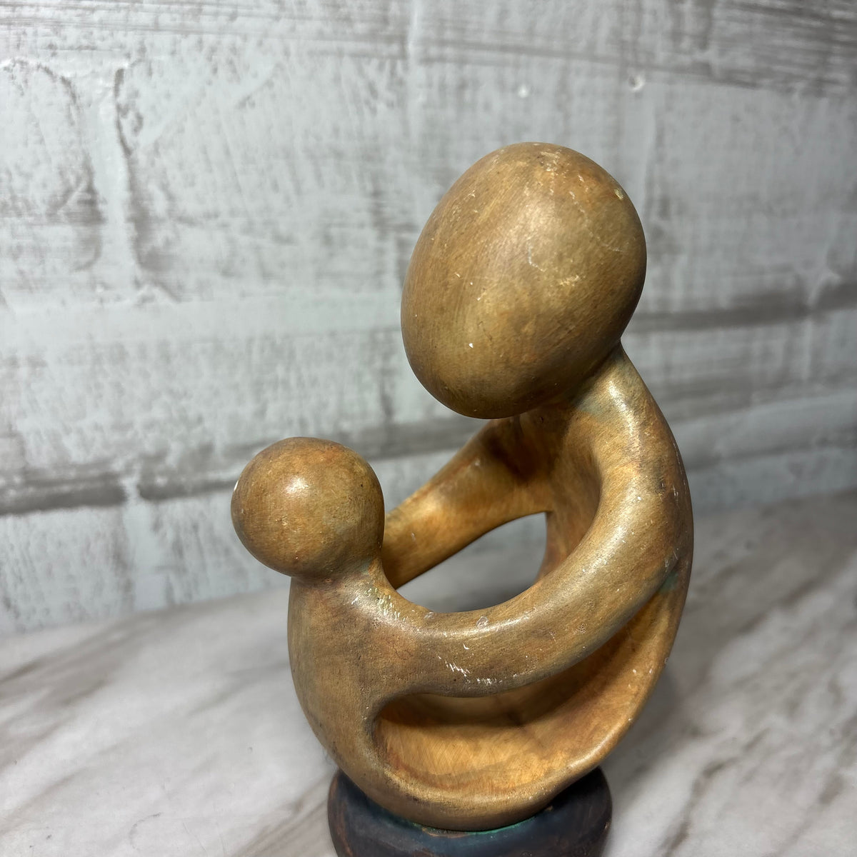 Mother And Son Ceramic Figurine