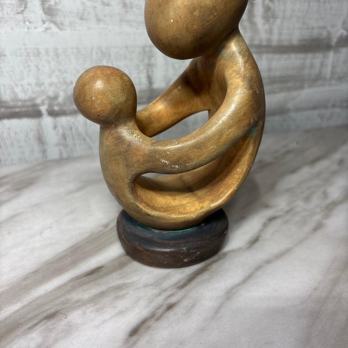 Mother And Son Ceramic Figurine