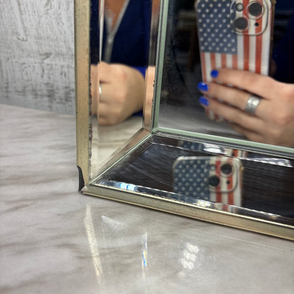 Rectangular Beveled Glass Wall Mirror