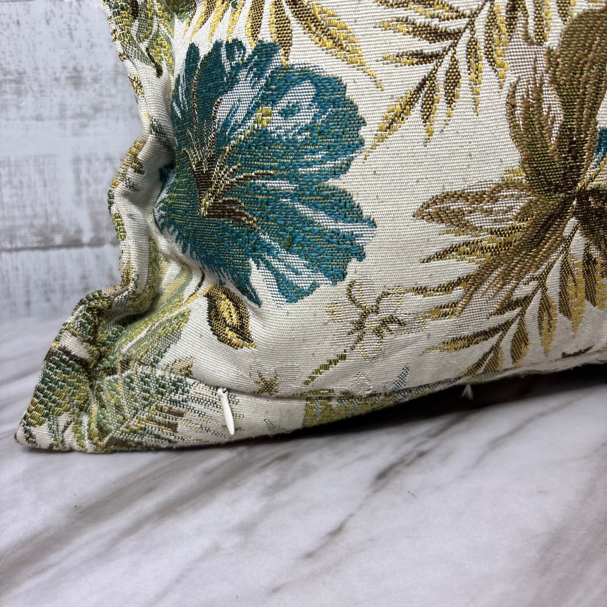 Tropical Botanical Throw Pillow