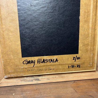 Gary Hlastala “Into The Storm” Original Painting
