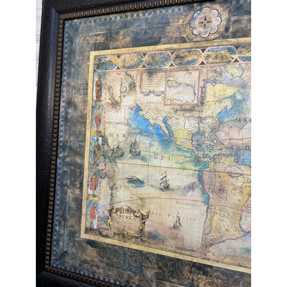 Old World Map Art Print
