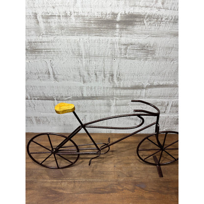 Metal Bicycle Statue