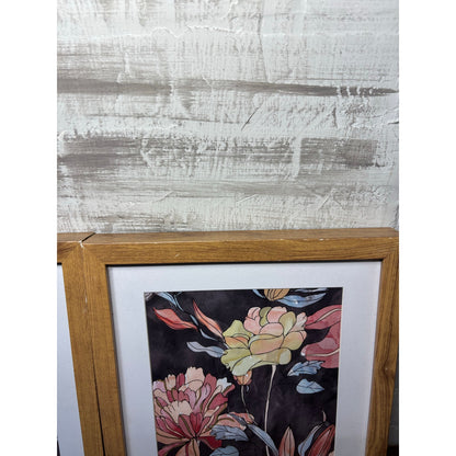 Vibrant Floral Wall Art Set