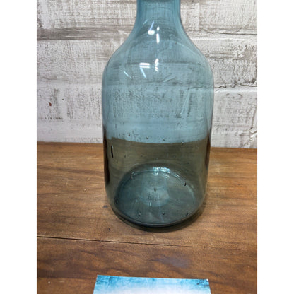 Hand Blown Blue Glass Vase