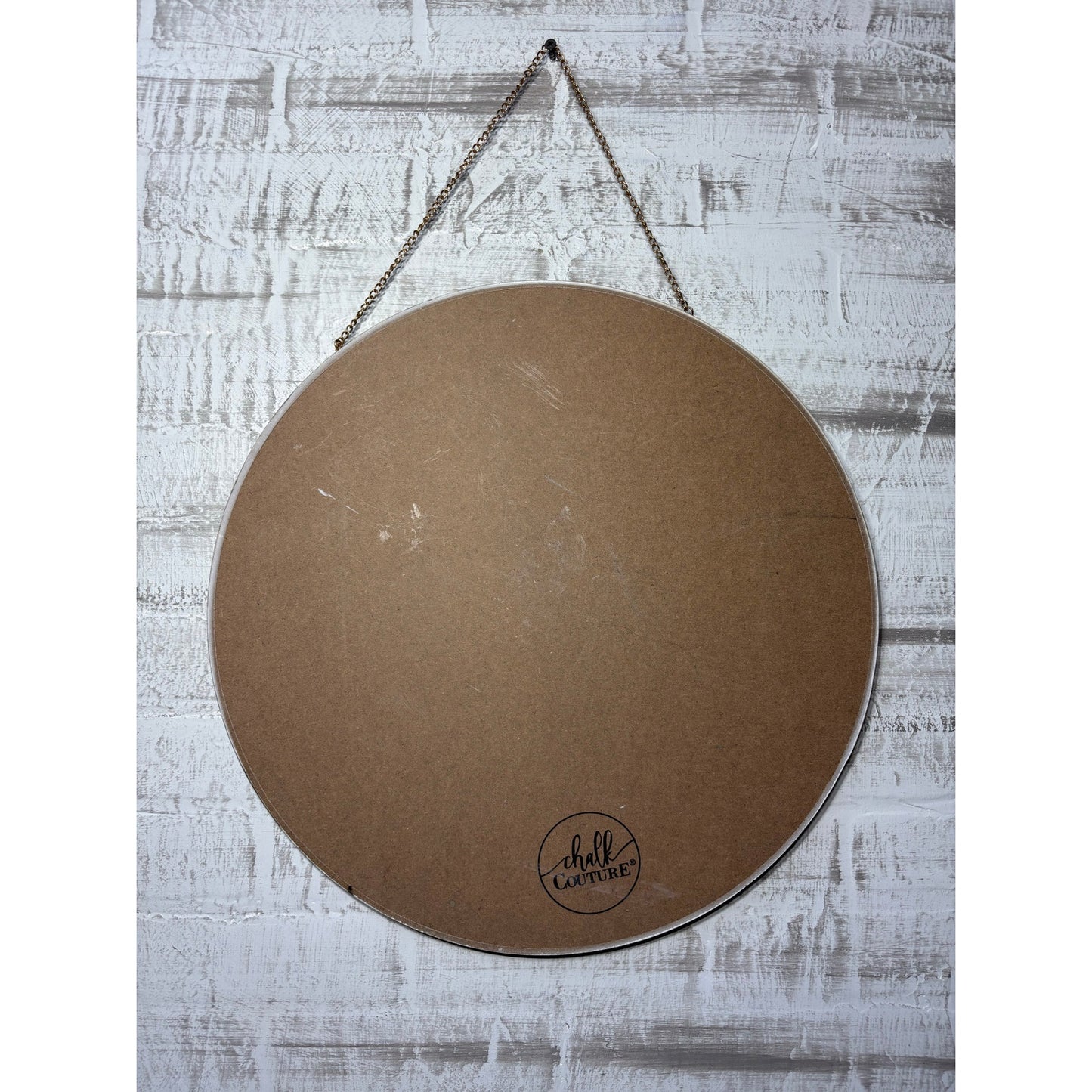 “Welcome Fall” Gold Circular Sign