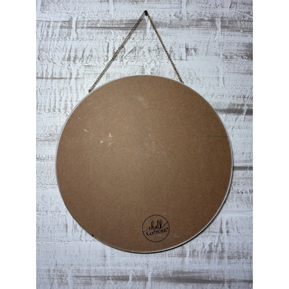 “Welcome Fall” Gold Circular Sign