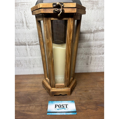 Wooden Lantern Candle Holder