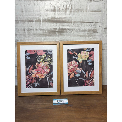 Vibrant Floral Wall Art Set