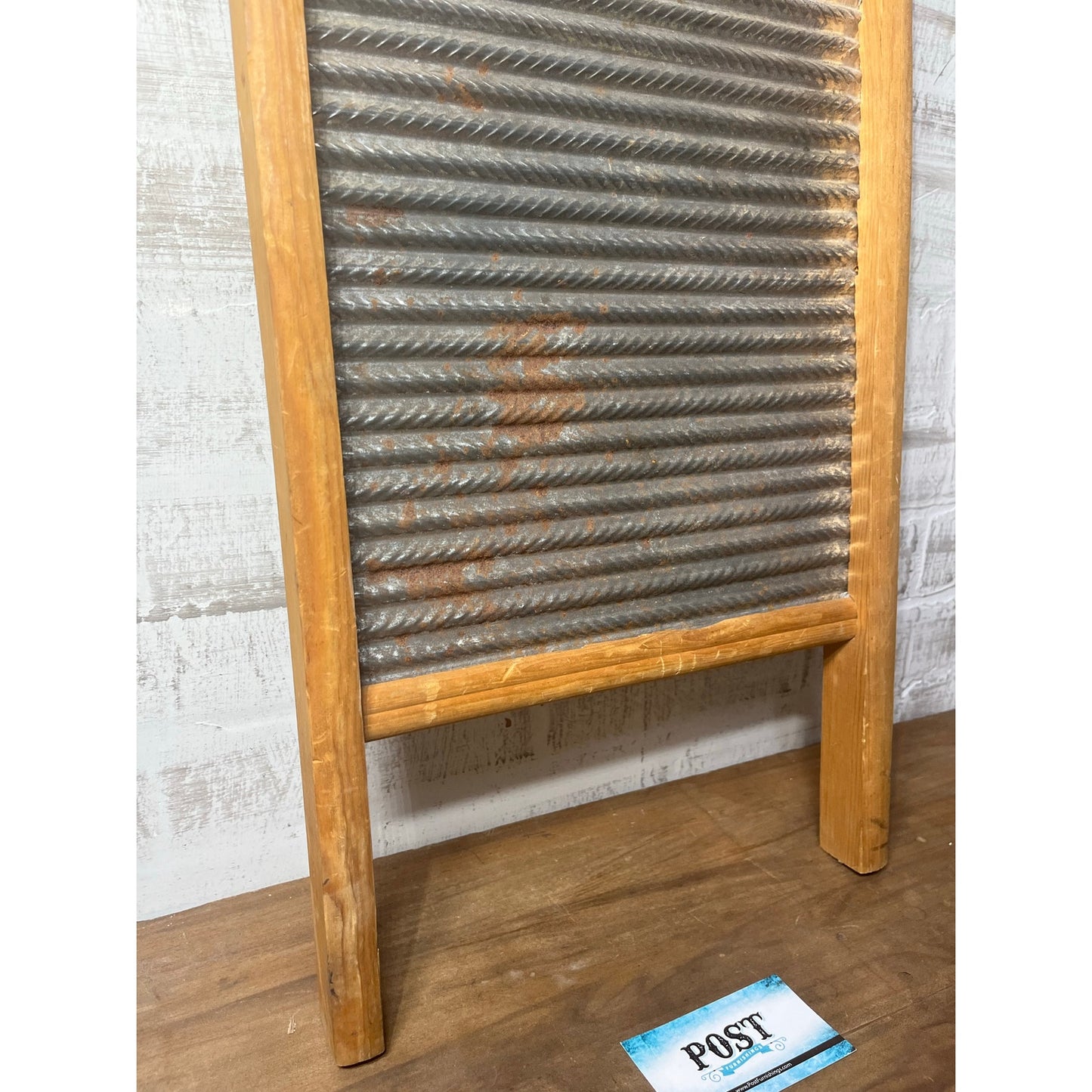 Antique Wooden Washboard