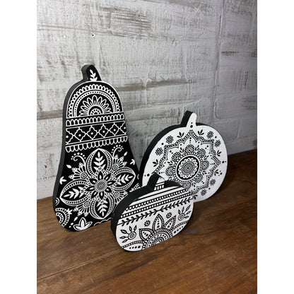 Double Sided Fall/ Halloween Decor Set