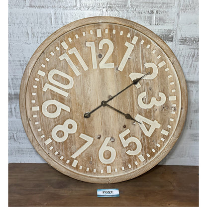 Large Rustic Farmhouse Analog Clock