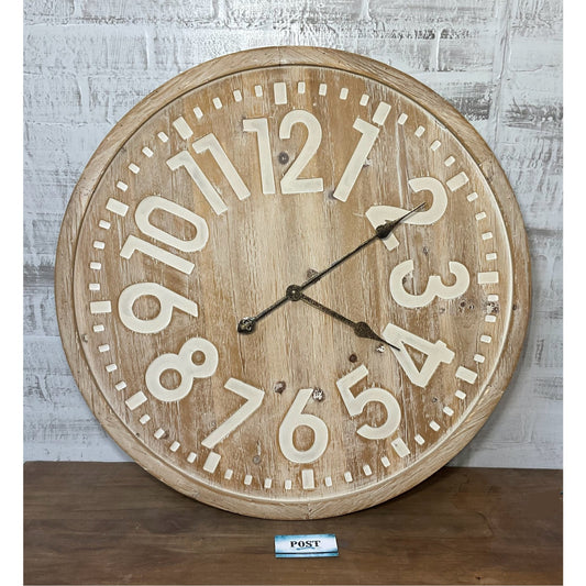 Large Rustic Farmhouse Analog Clock