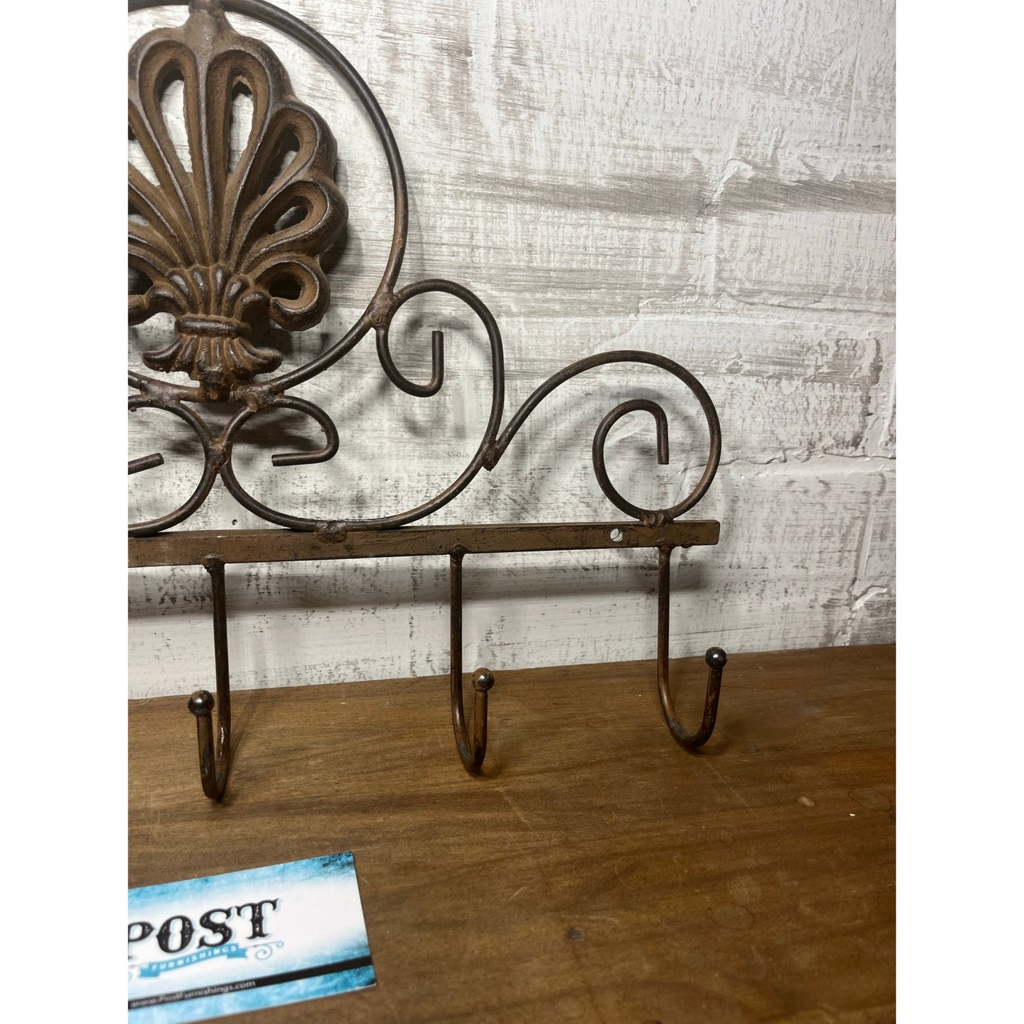 Wrought Iron Coat Rack