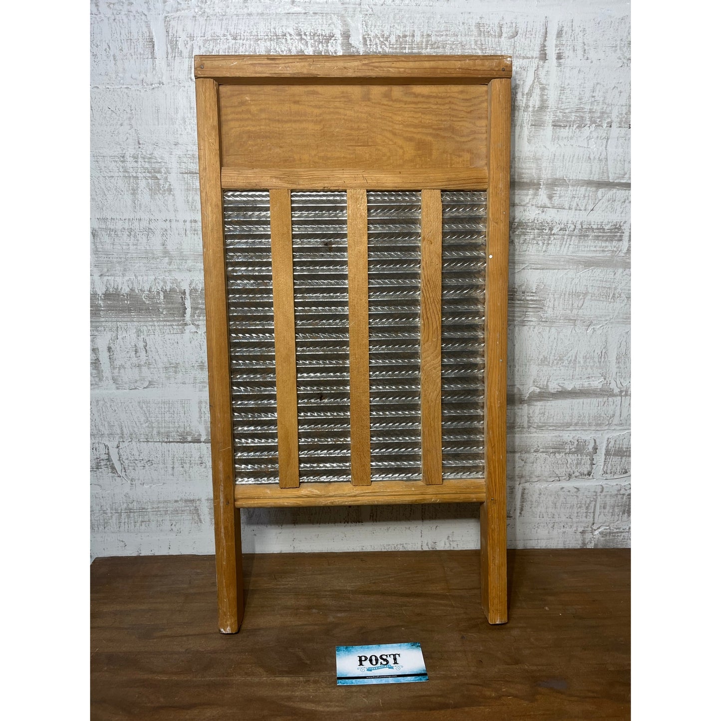 Antique Wooden Washboard