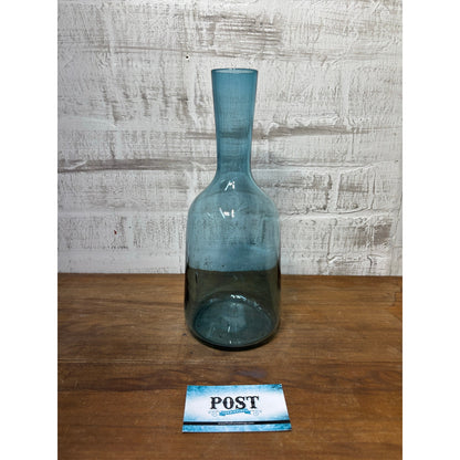 Hand Blown Blue Glass Vase