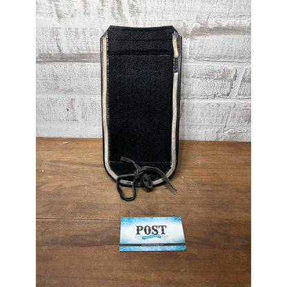 Motorcycle Fender Bib Handmade Leather w/ Eagle