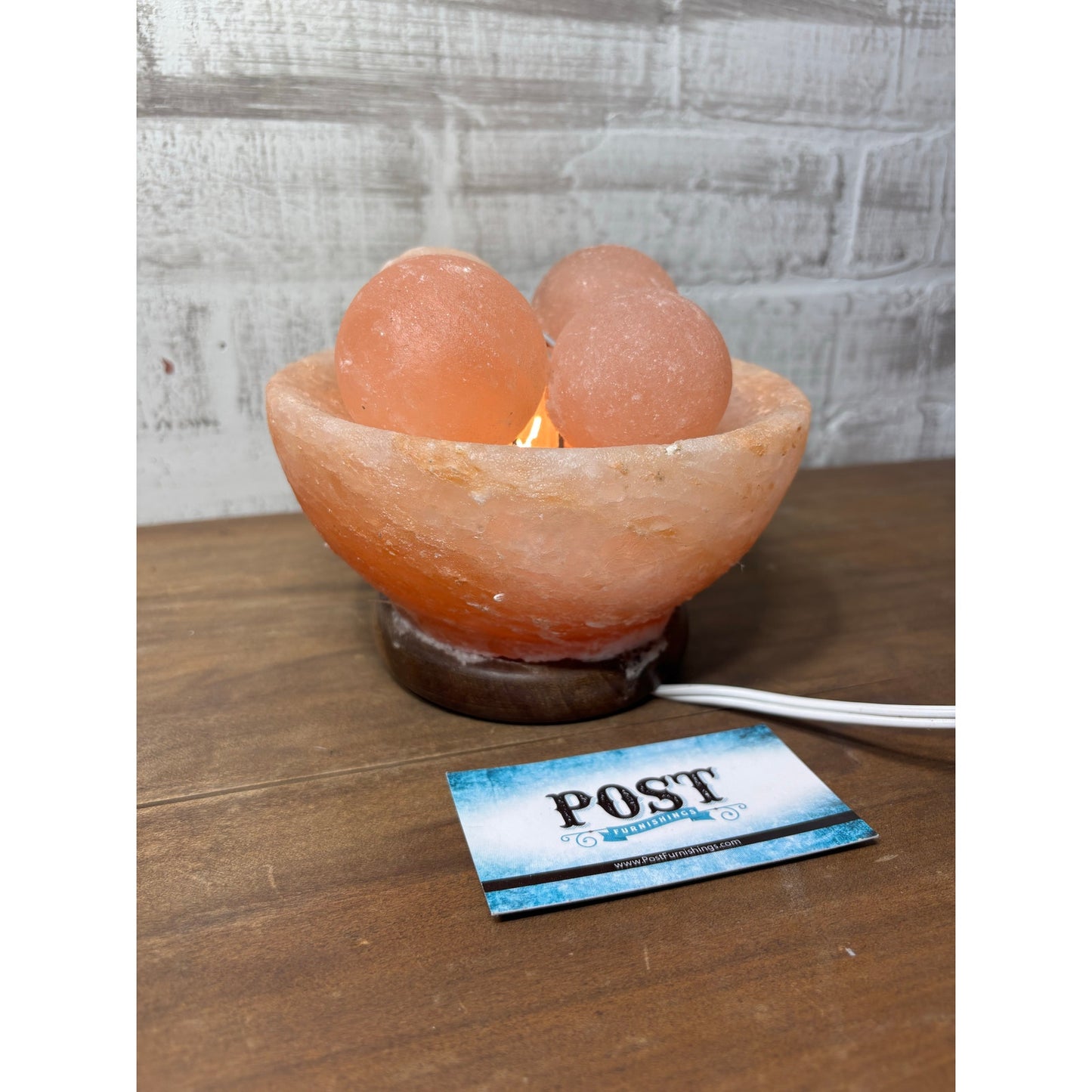 Himalayan Pink Salt Bowl Light