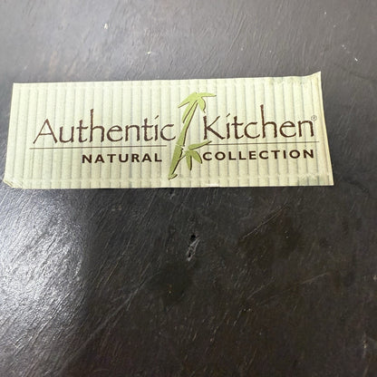 Carved Wood Leaf Shape Bowl Party Serving Decor W/ Shell Accent