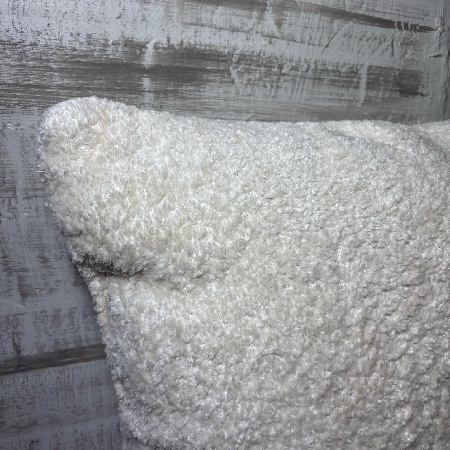 Soft White Throw Pillow