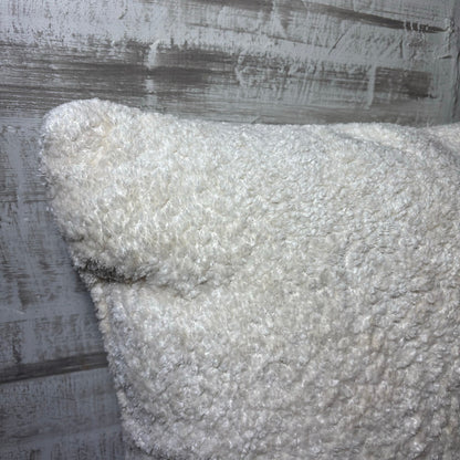 Soft White Throw Pillow