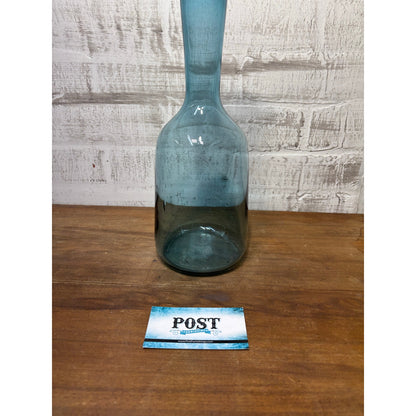 Hand Blown Blue Glass Vase