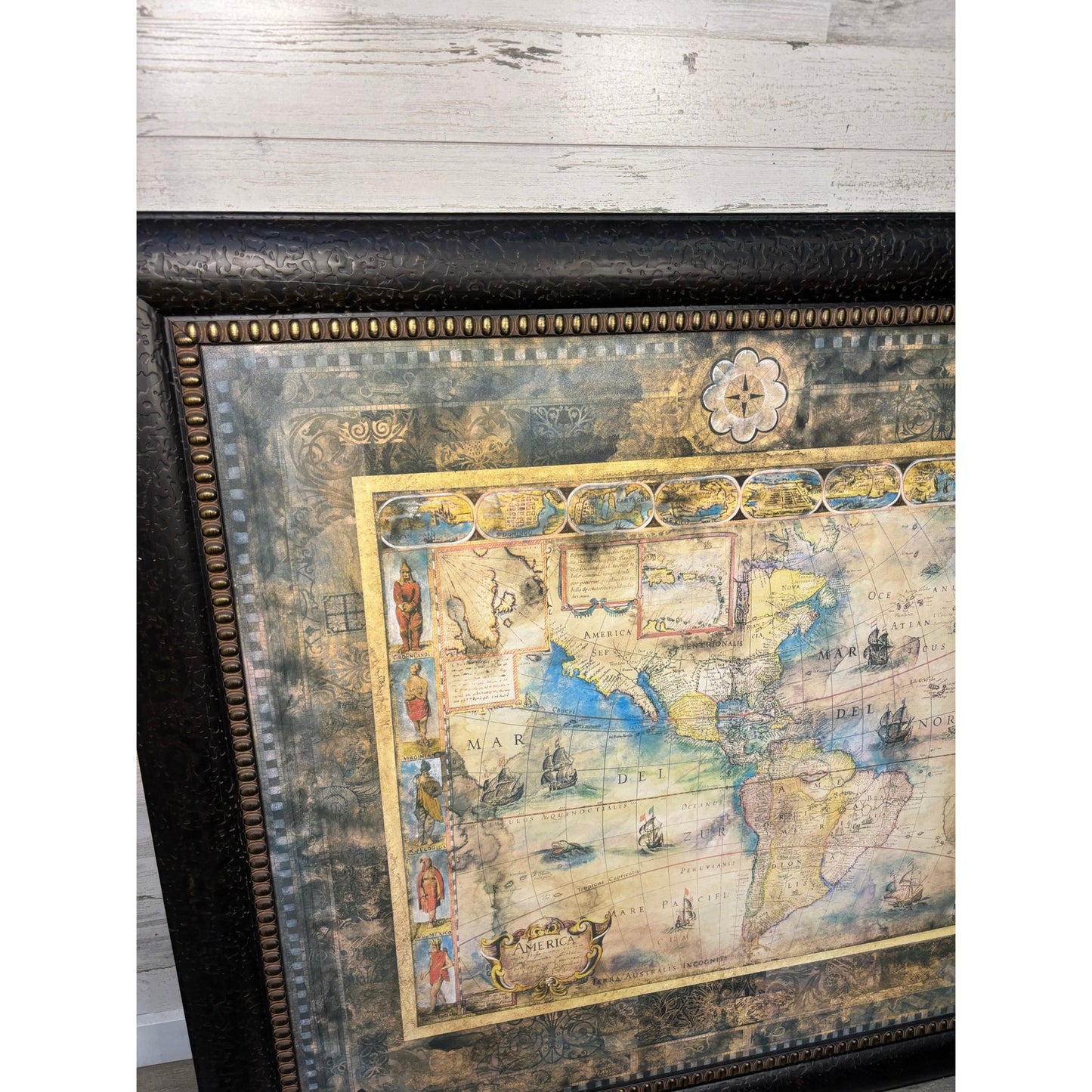 Old World Map Art Print