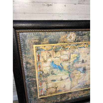 Old World Map Art Print