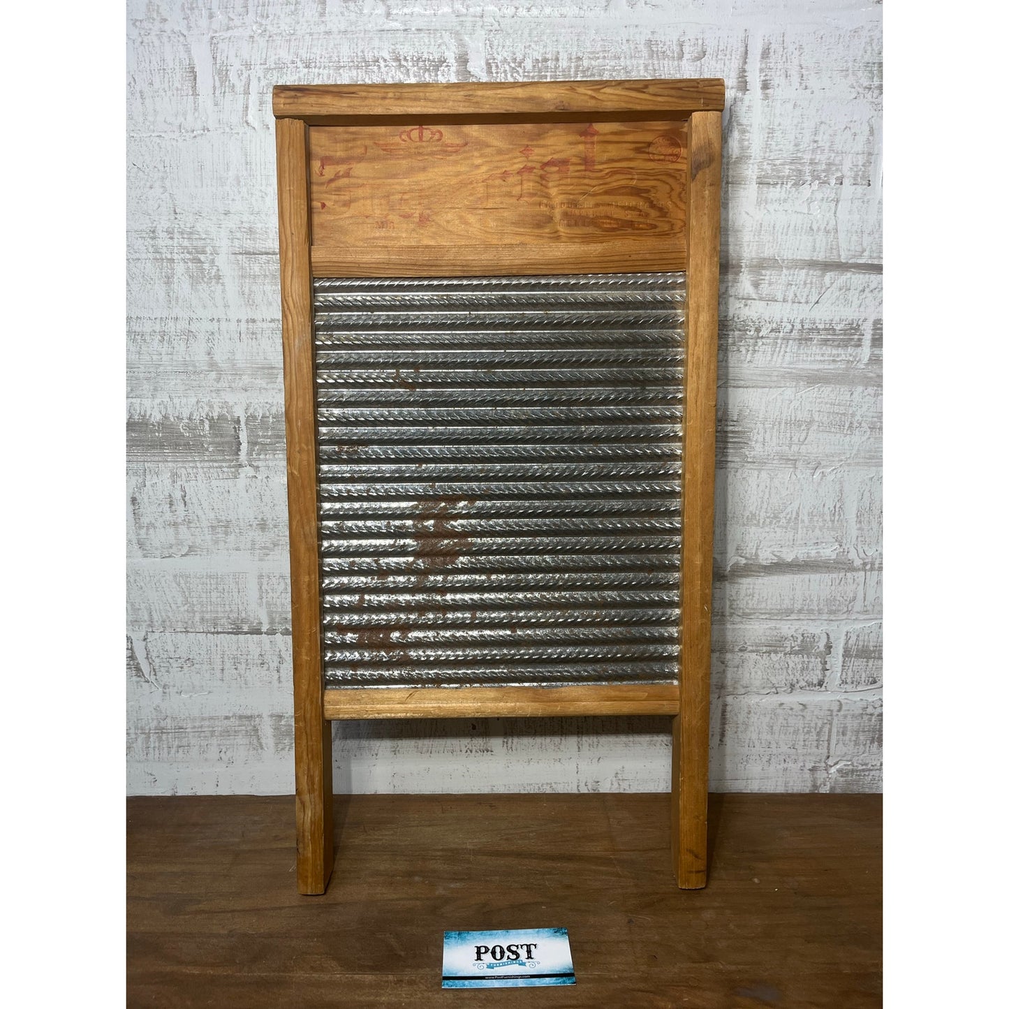 Antique Wooden Washboard