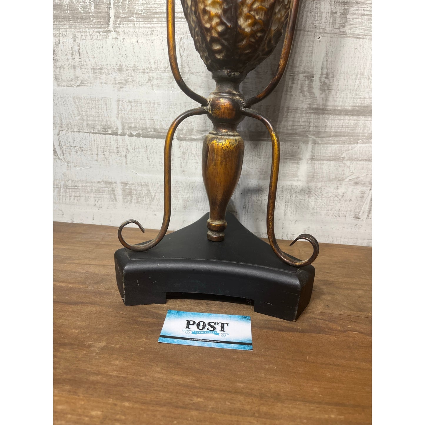 Large Decorative Metal Vase