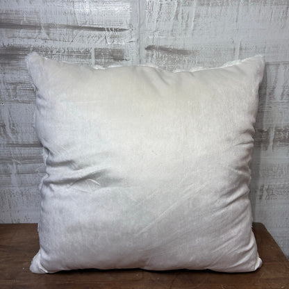 White Diamond Geometric Throw Pillow