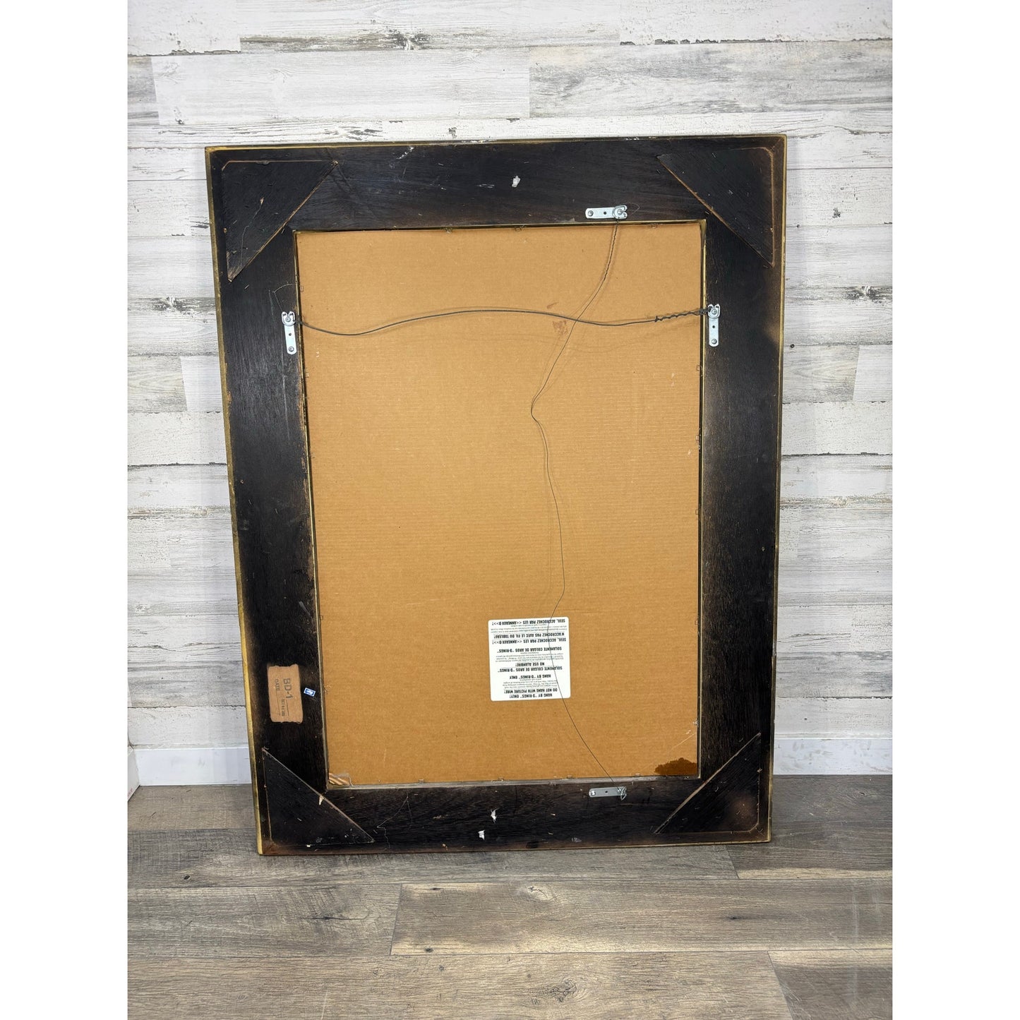 Deep Carved Ornate Copper Color Mirror